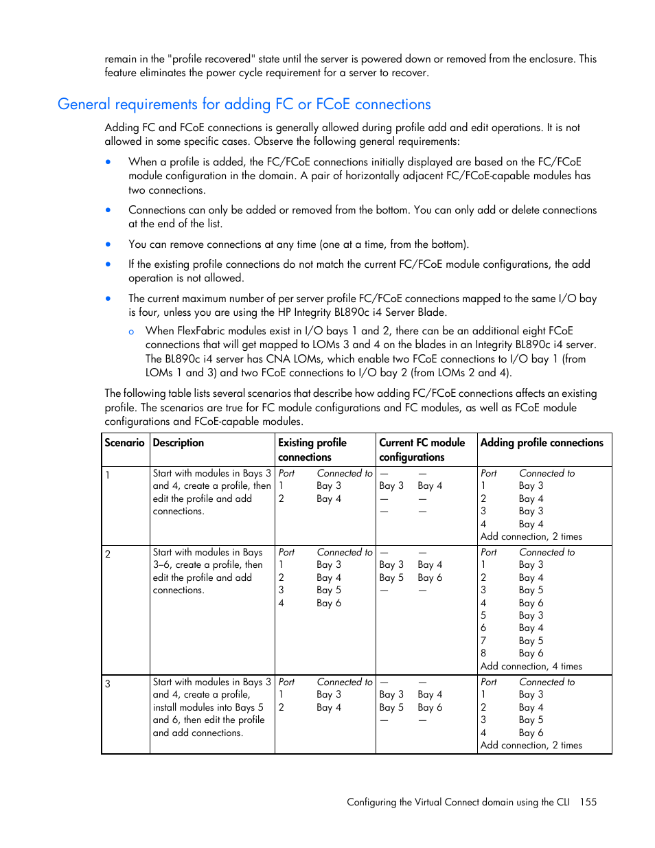 HP Virtual Connect 4Gb Fibre Channel Module for c-Class BladeSystem User Manual | Page 155 / 172