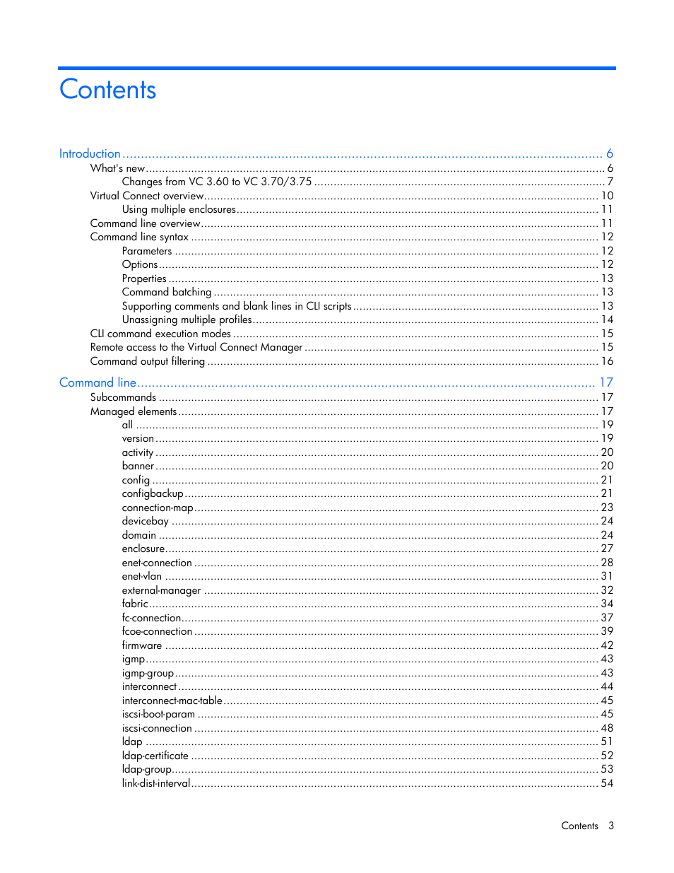 HP Virtual Connect 4Gb Fibre Channel Module for c-Class BladeSystem User Manual | Page 3 / 172