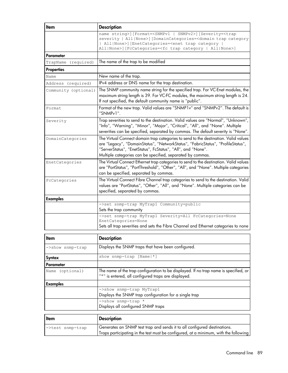 HP Virtual Connect 4Gb Fibre Channel Module for c-Class BladeSystem User Manual | Page 89 / 172