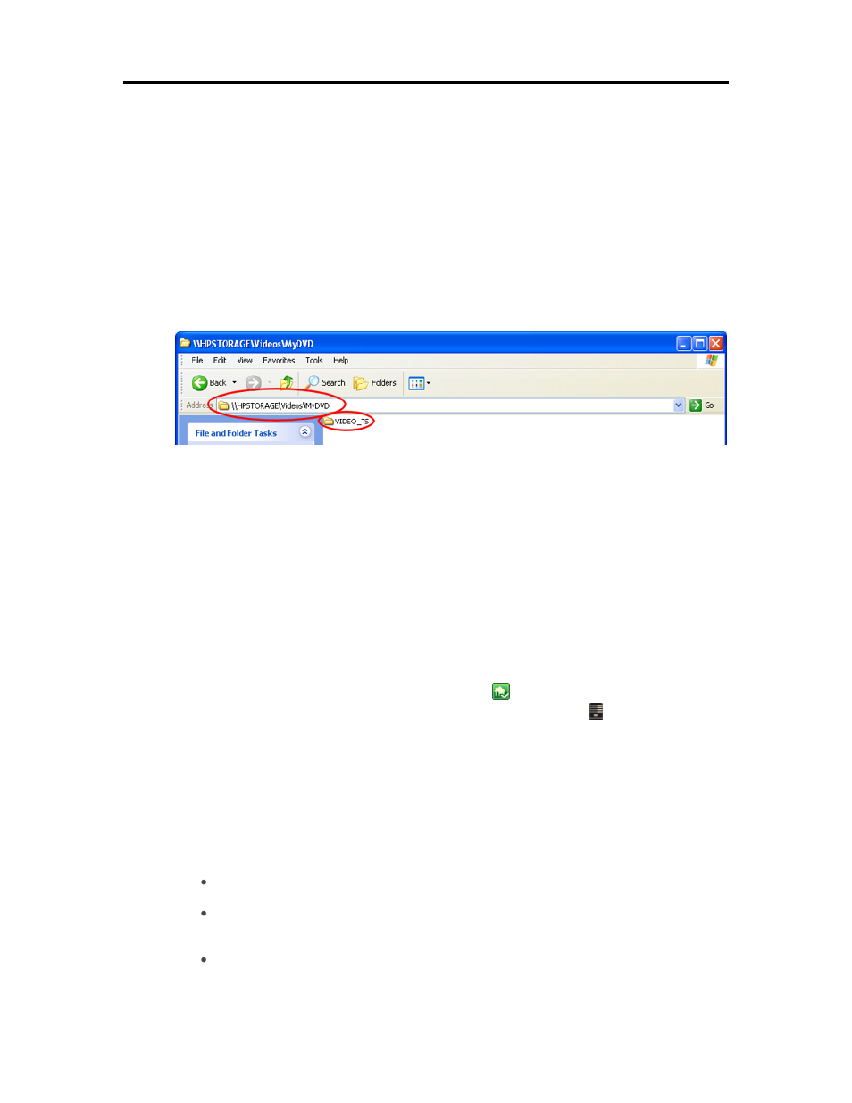 Giving users access to the converted videos folder | HP EX490 MediaSmart Server User Manual | Page 119 / 331