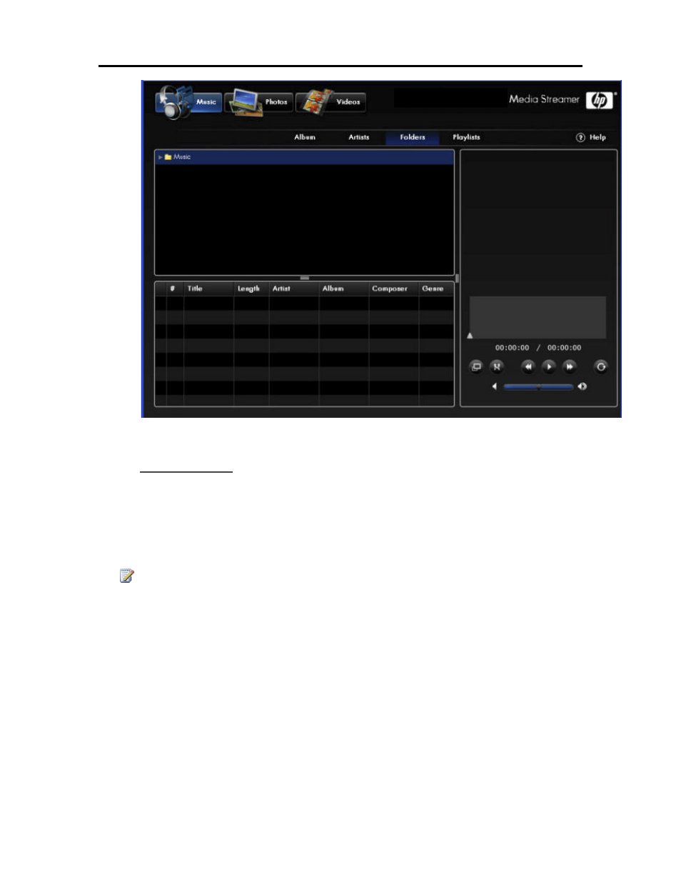 Playlists view | HP EX490 MediaSmart Server User Manual | Page 142 / 331
