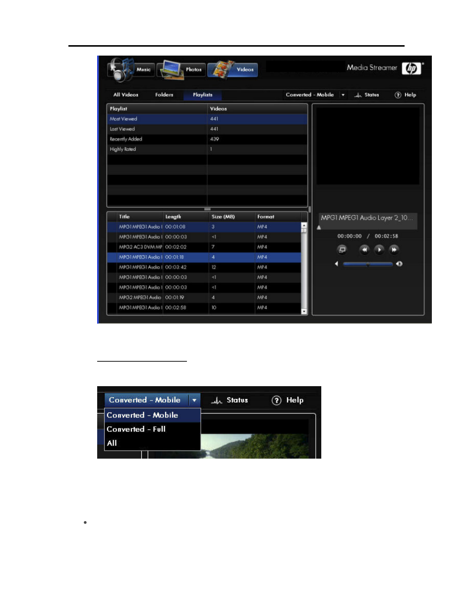 Video quality filter | HP EX490 MediaSmart Server User Manual | Page 152 / 331