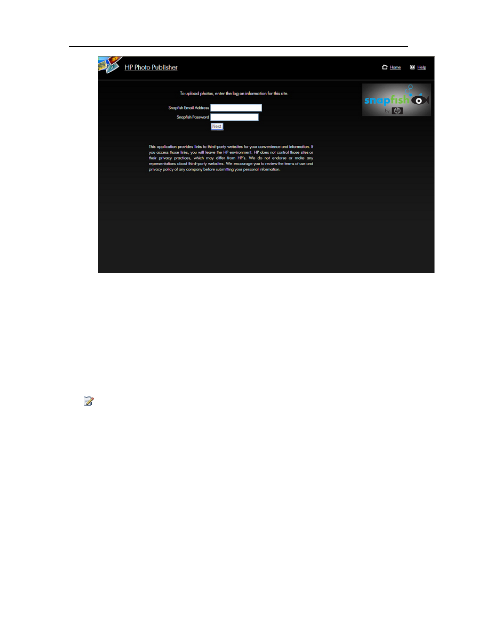 Select existing album or create an album, Select existing album or create an album 171 | HP EX490 MediaSmart Server User Manual | Page 177 / 331