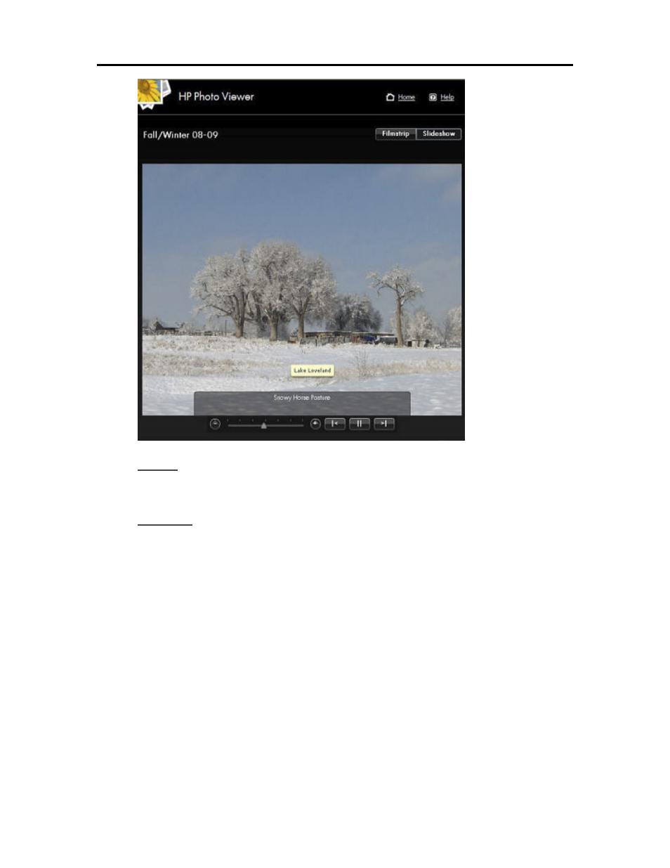Hp photo viewer album missing photos | HP EX490 MediaSmart Server User Manual | Page 205 / 331