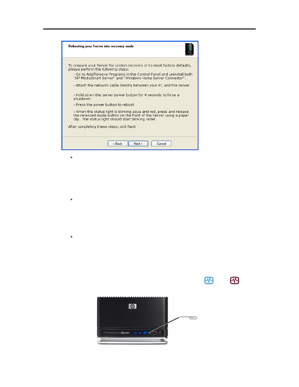 HP EX490 MediaSmart Server User Manual | Page 221 / 331