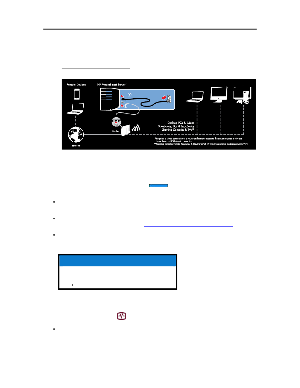 Power indicator is off, Light-bar breathing aqua white, Health light is red | Power indicator is off 258, Light-bar breathing aqua white 258, Health light is red 258 | HP EX490 MediaSmart Server User Manual | Page 264 / 331