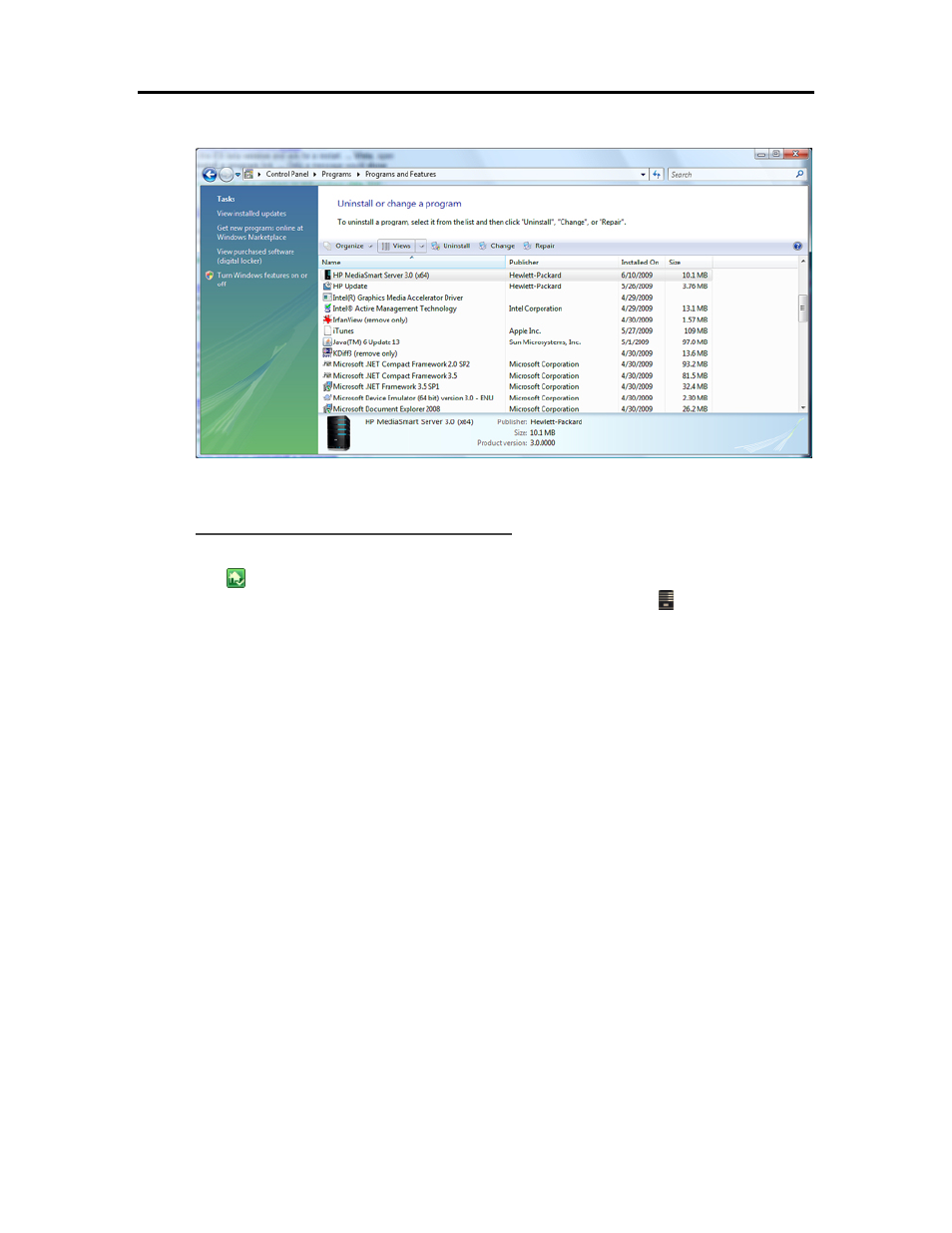 Check the server version number | HP EX490 MediaSmart Server User Manual | Page 55 / 331