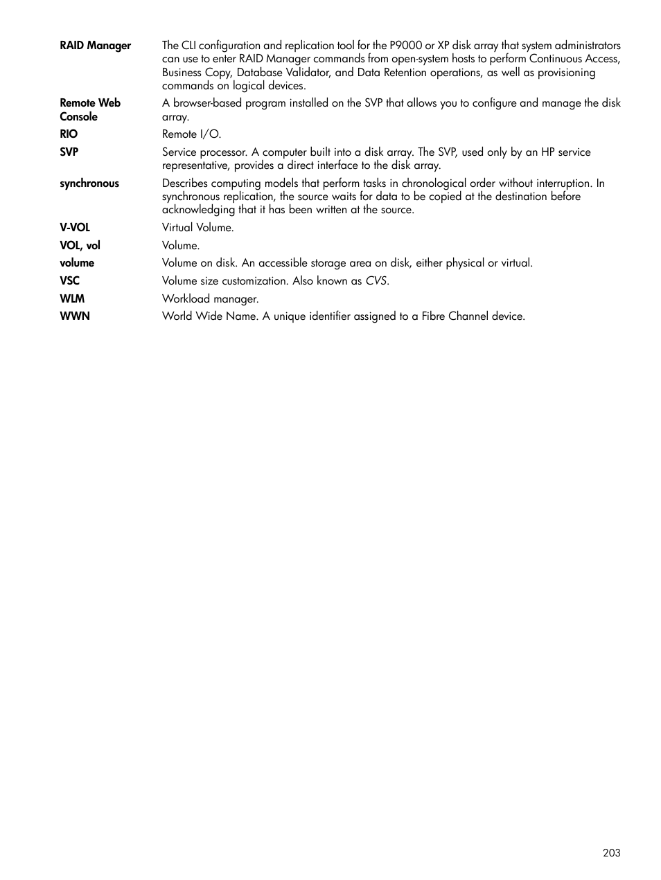 HP XP P9000 for Compatible High Perf FICON Connectivity Software User Manual | Page 203 / 205