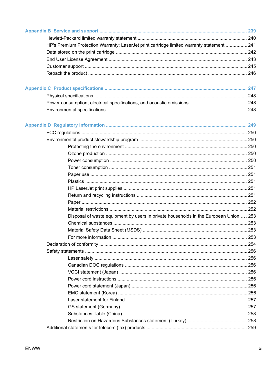 HP LaserJet Pro M1536dnf MFP SERIES User Manual | Page 13 / 286