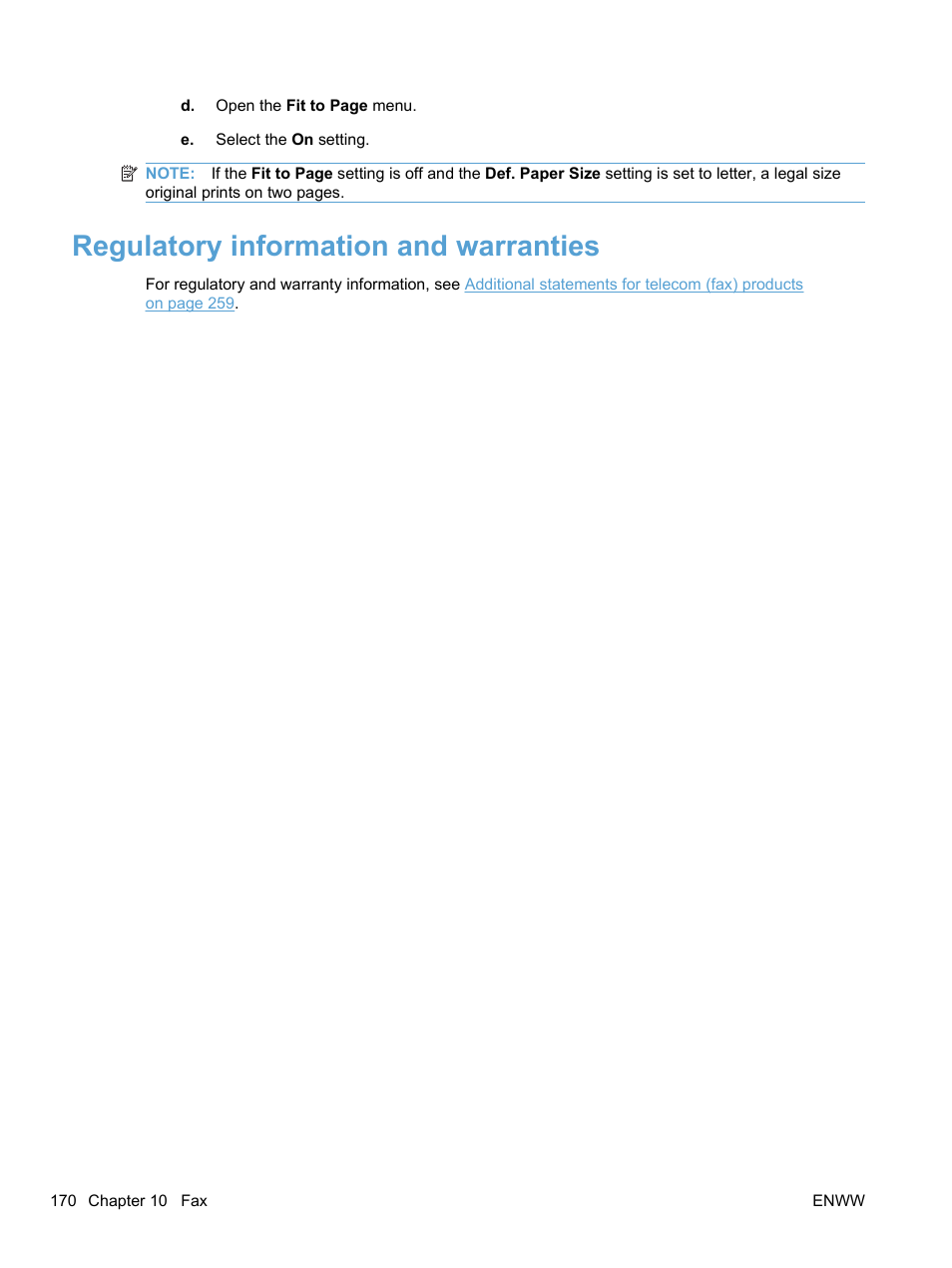 Regulatory information and warranties | HP LaserJet Pro M1536dnf MFP SERIES User Manual | Page 184 / 286