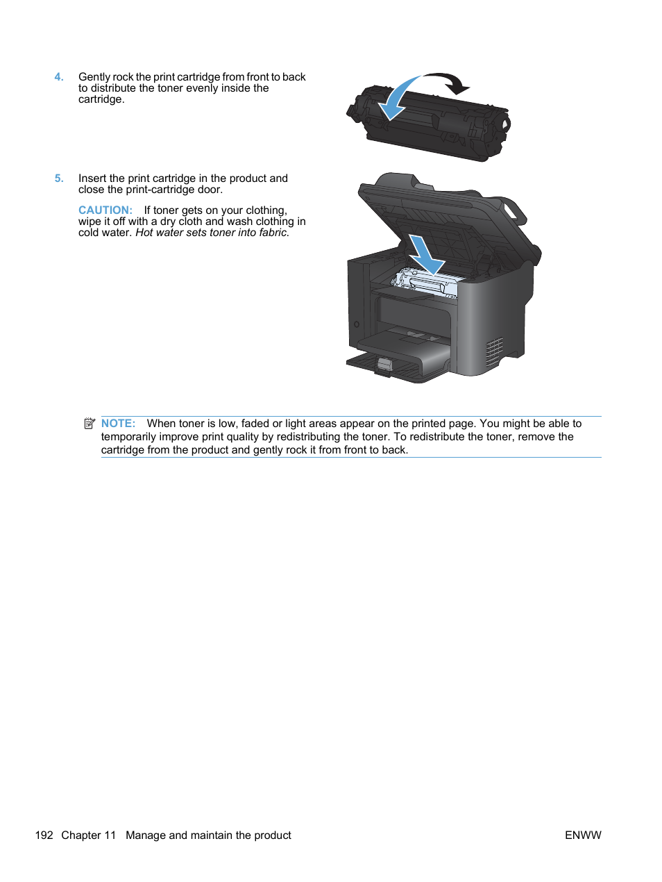 HP LaserJet Pro M1536dnf MFP SERIES User Manual | Page 206 / 286