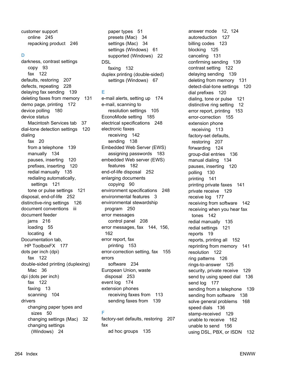 HP LaserJet Pro M1536dnf MFP SERIES User Manual | Page 278 / 286