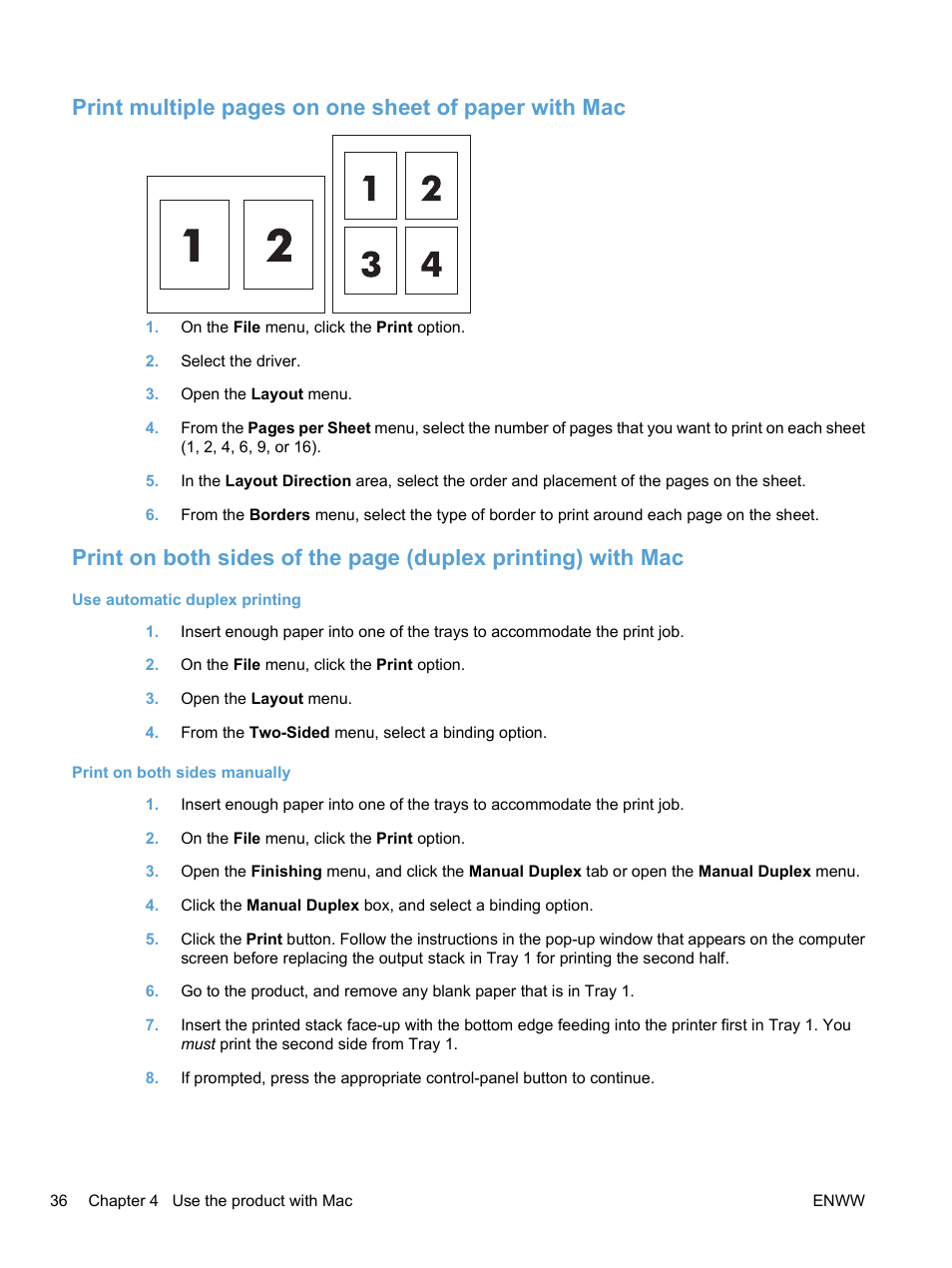 HP LaserJet Pro M1536dnf MFP SERIES User Manual | Page 50 / 286