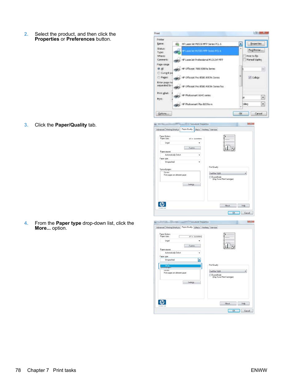 HP LaserJet Pro M1536dnf MFP SERIES User Manual | Page 92 / 286