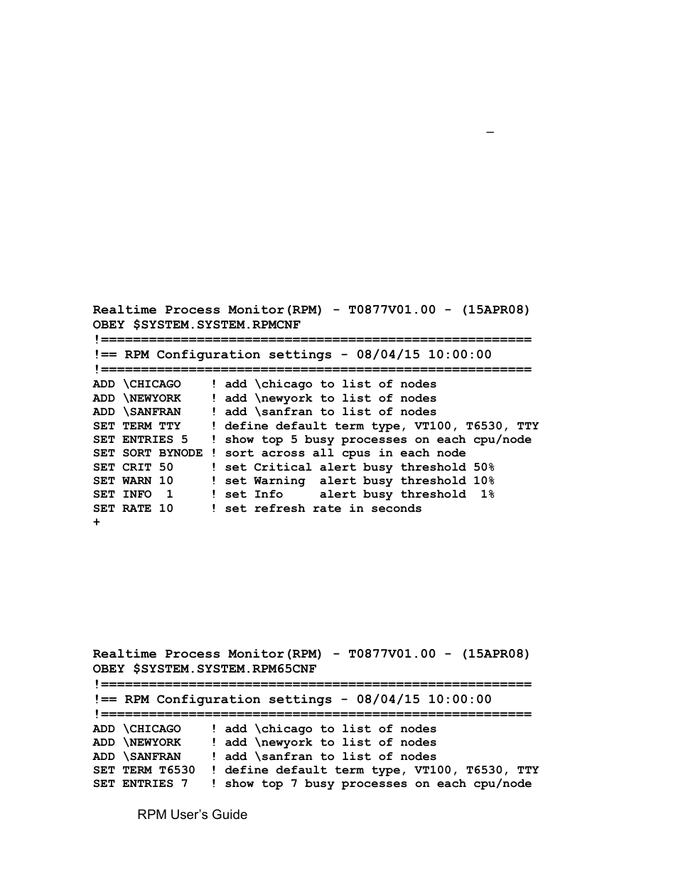 Running rpm, Starting rpm in tty mode, Starting rpm in t6530 mode | 4 running rpm, 1 starting rpm in tty mode | HP Integrity NonStop H-Series User Manual | Page 29 / 52