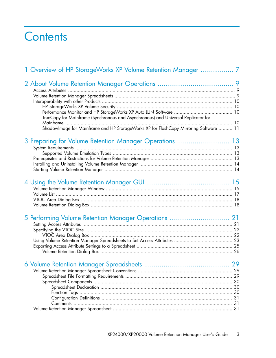 HP XP Array Manager Software User Manual | Page 3 / 44