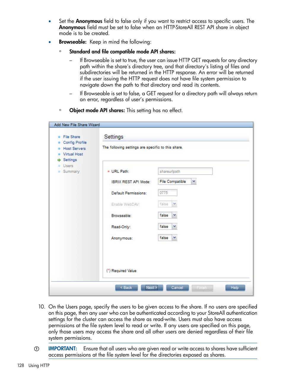 HP StoreAll Storage User Manual | Page 128 / 294