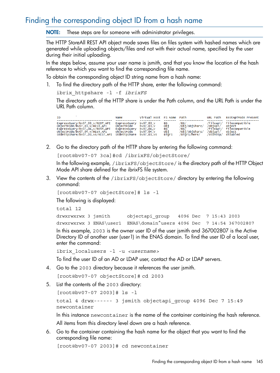 HP StoreAll Storage User Manual | Page 145 / 294