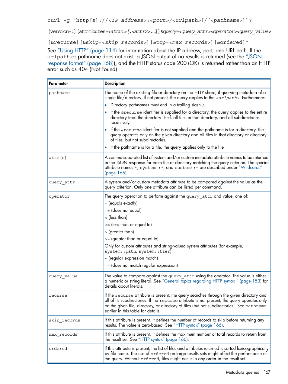 HP StoreAll Storage User Manual | Page 167 / 294