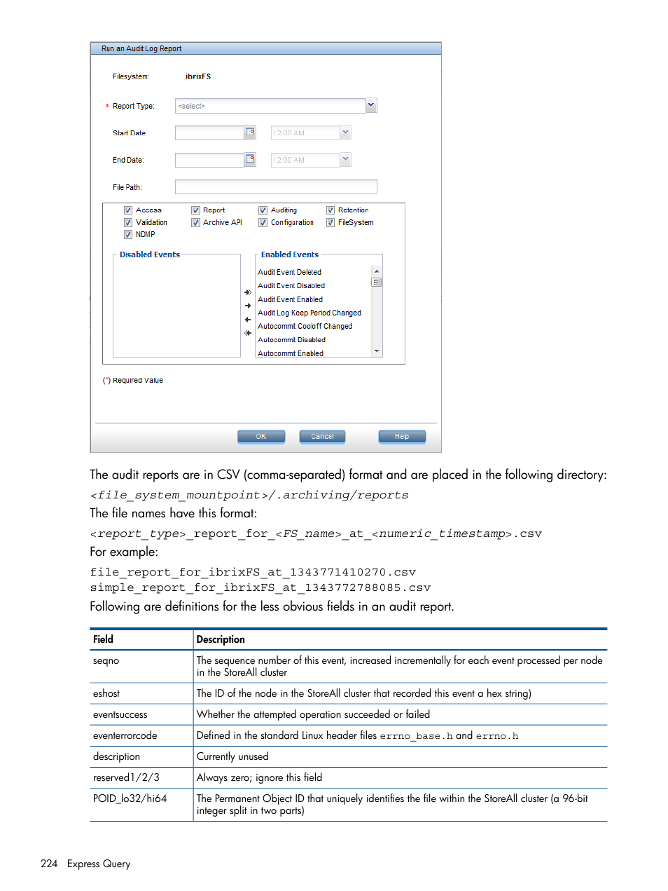 HP StoreAll Storage User Manual | Page 224 / 294