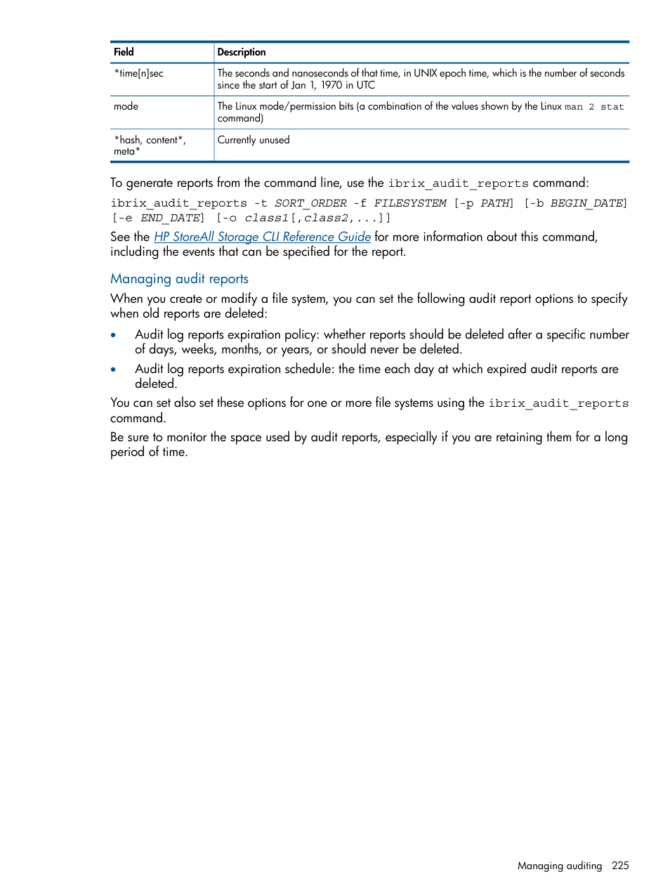 HP StoreAll Storage User Manual | Page 225 / 294