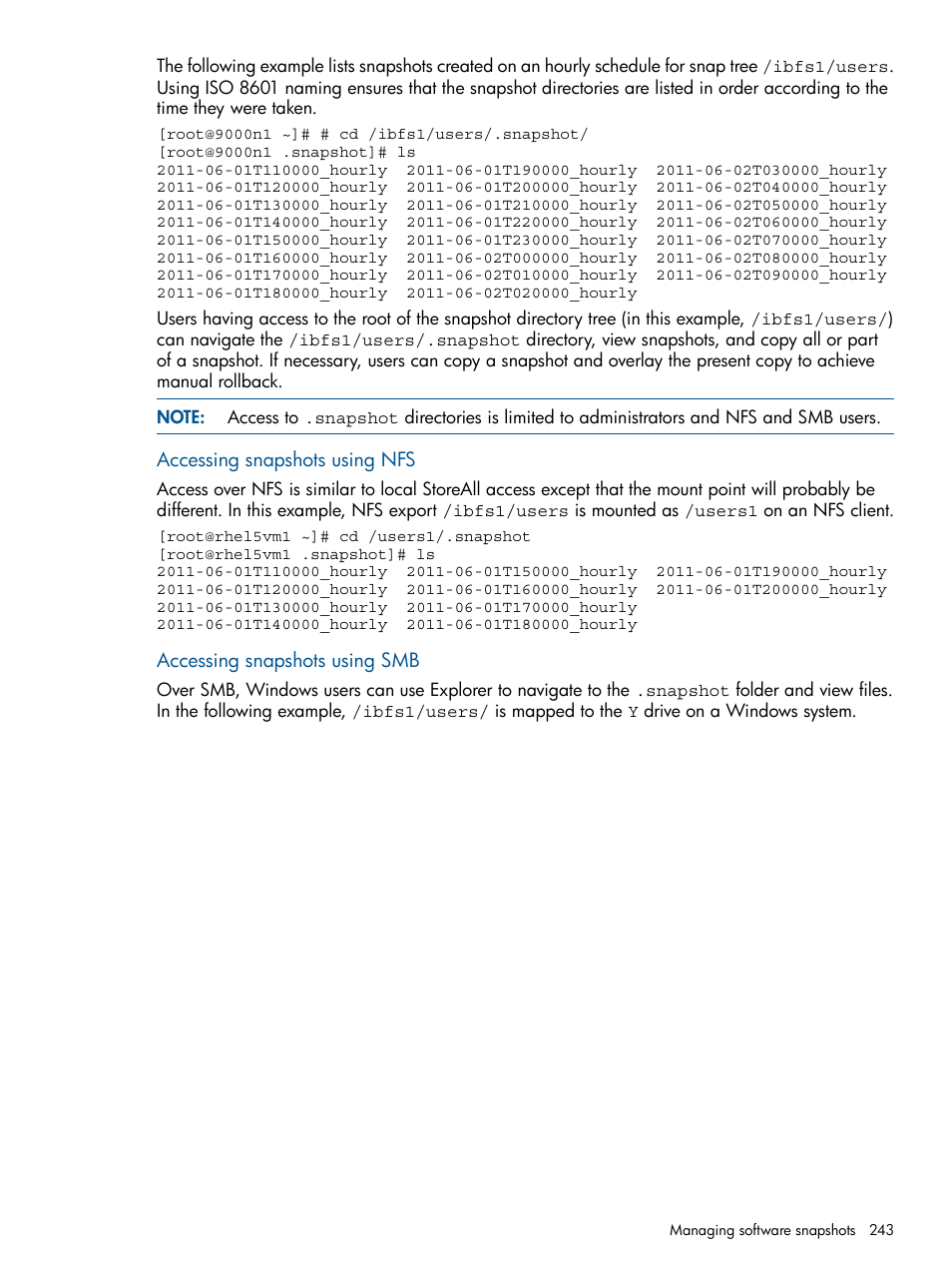 HP StoreAll Storage User Manual | Page 243 / 294