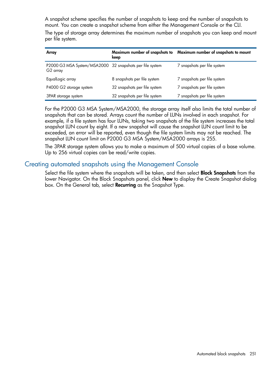 HP StoreAll Storage User Manual | Page 251 / 294