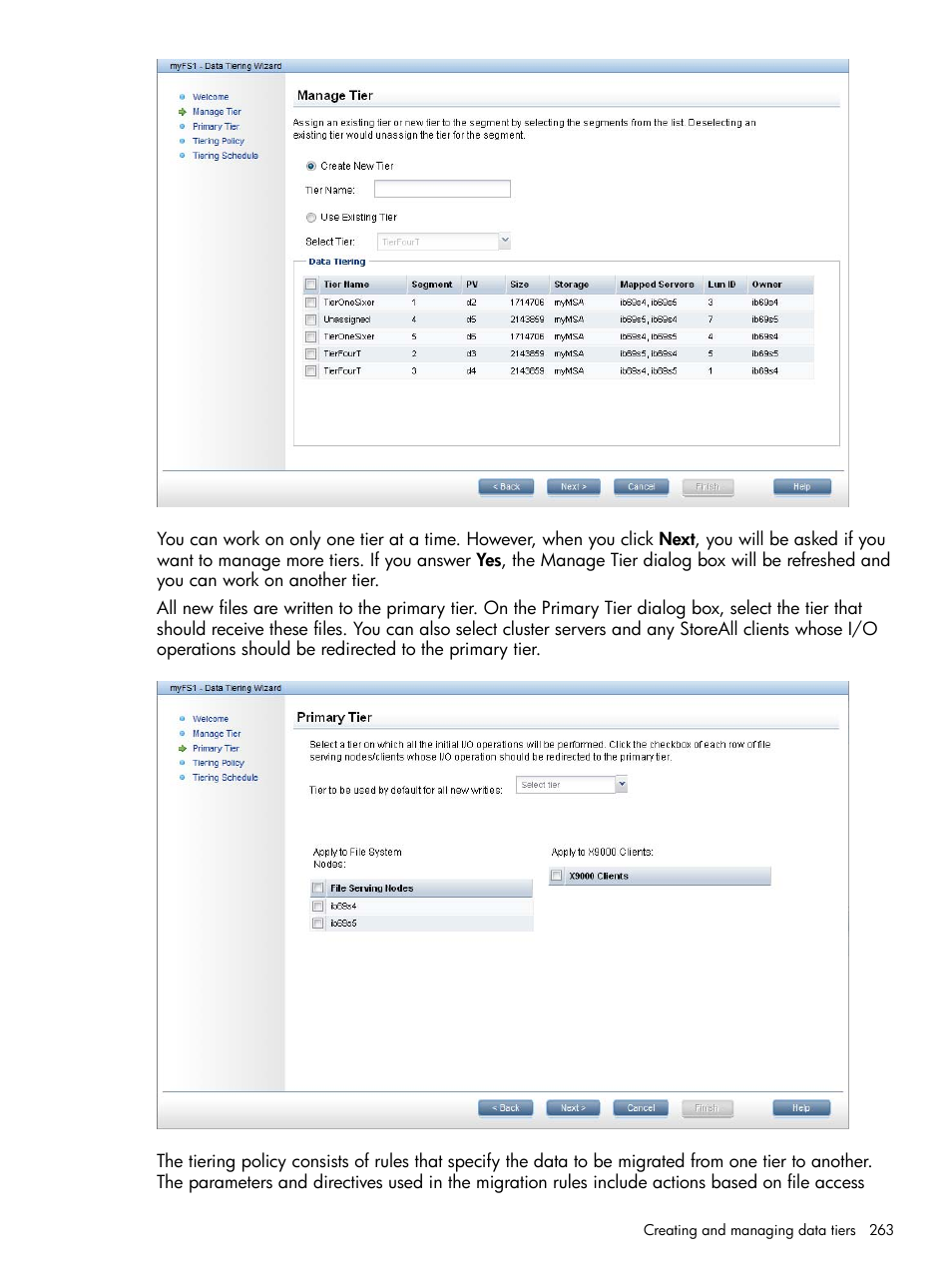 HP StoreAll Storage User Manual | Page 263 / 294