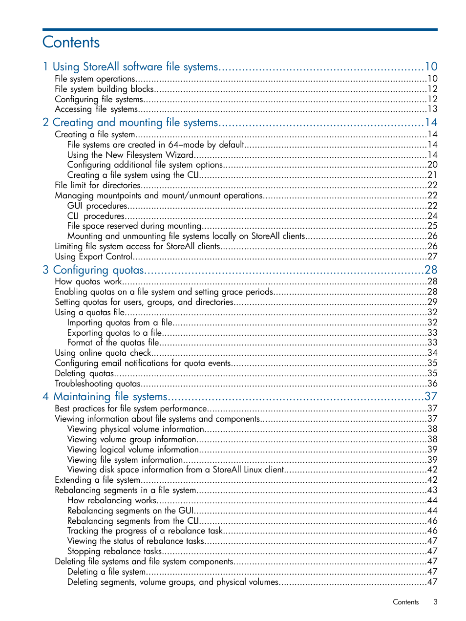 HP StoreAll Storage User Manual | Page 3 / 294