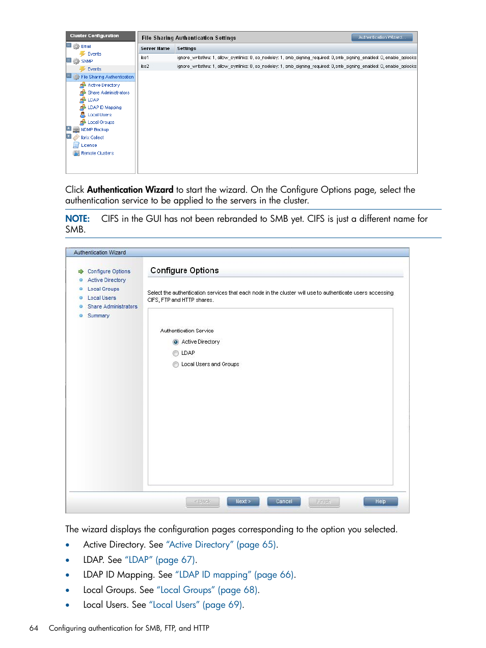 HP StoreAll Storage User Manual | Page 64 / 294
