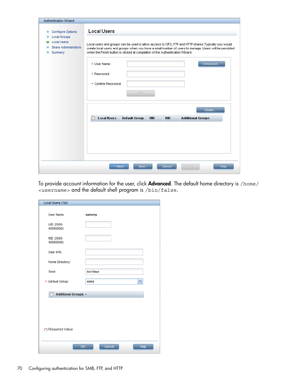 HP StoreAll Storage User Manual | Page 70 / 294