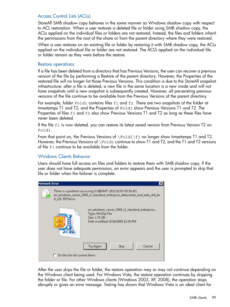 HP StoreAll Storage User Manual | Page 99 / 294