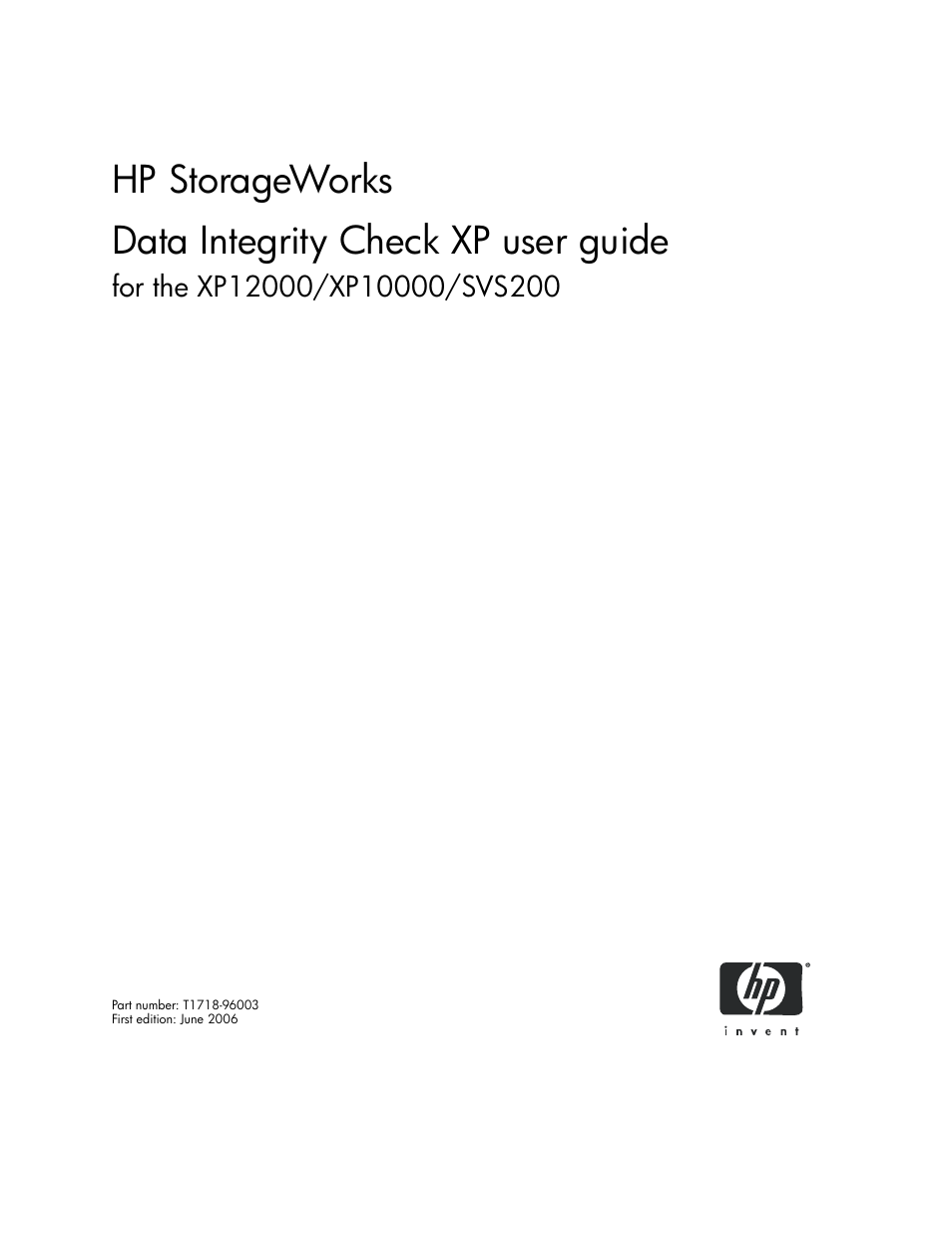 HP StorageWorks XP Remote Web Console Software User Manual | 20 pages