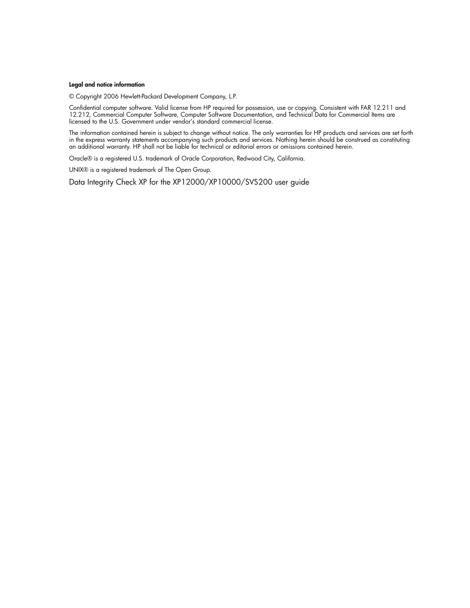 HP StorageWorks XP Remote Web Console Software User Manual | Page 2 / 20