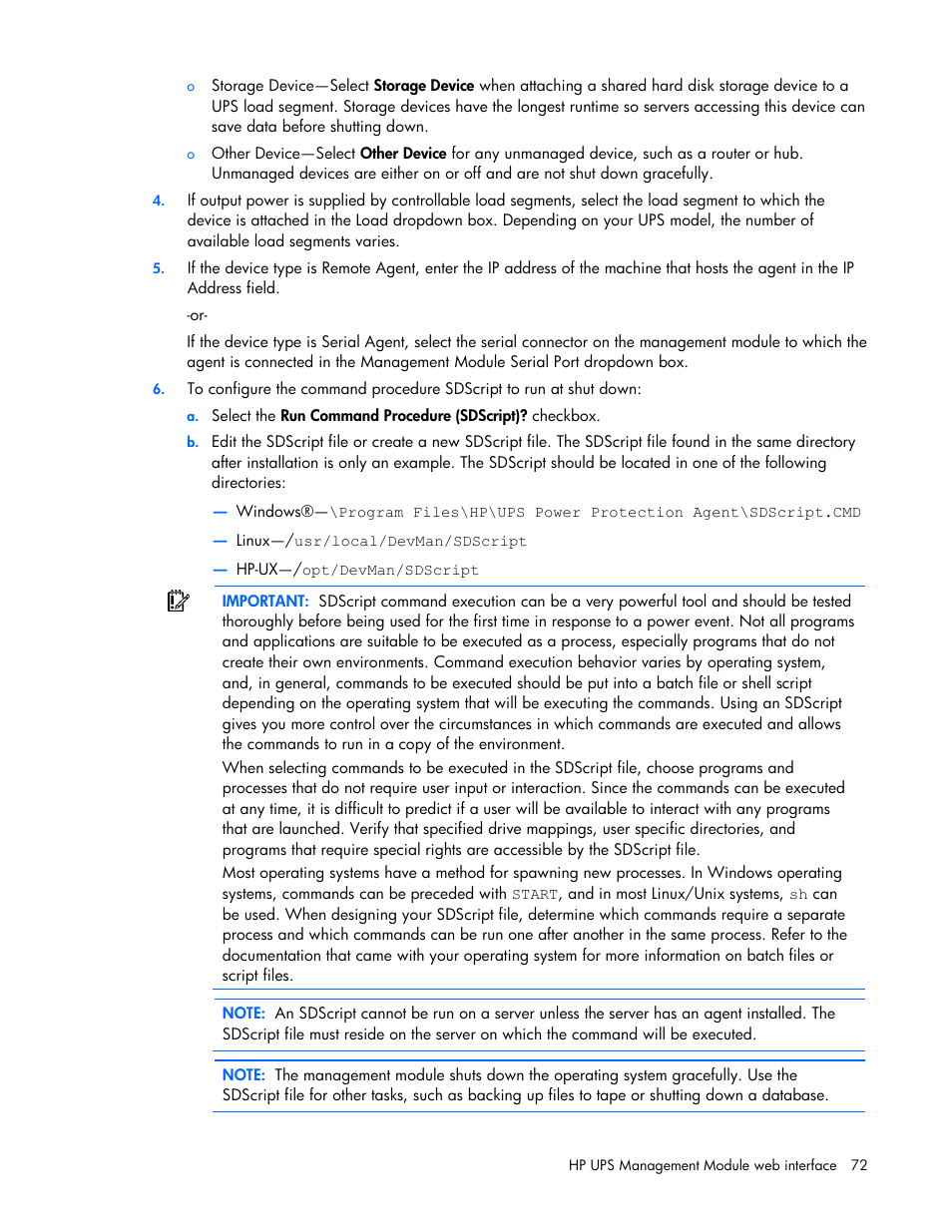 HP UPS Management Modules User Manual | Page 72 / 133