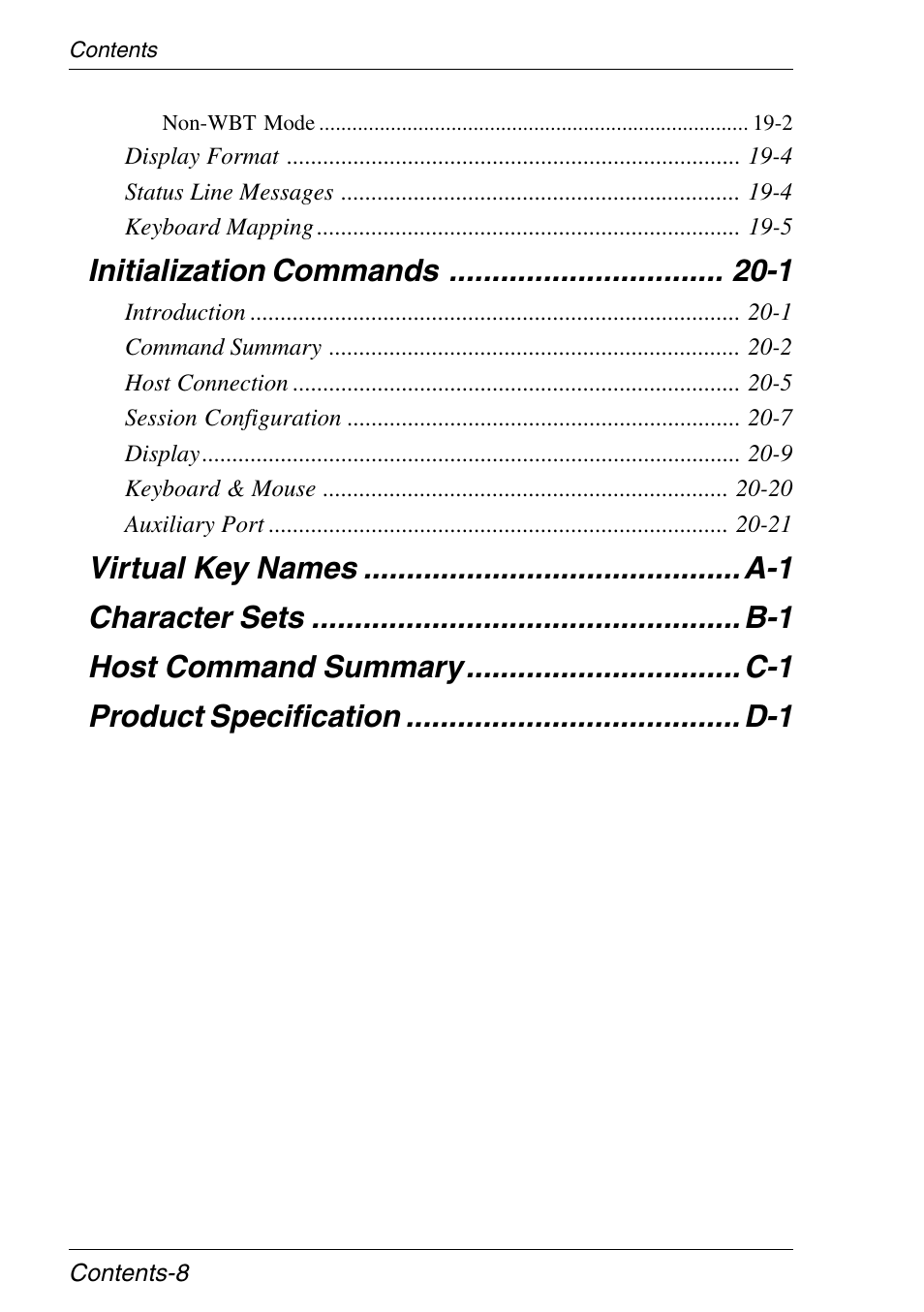 Initialization commands -1 | HP Neoware e140 Thin Client User Manual | Page 12 / 484