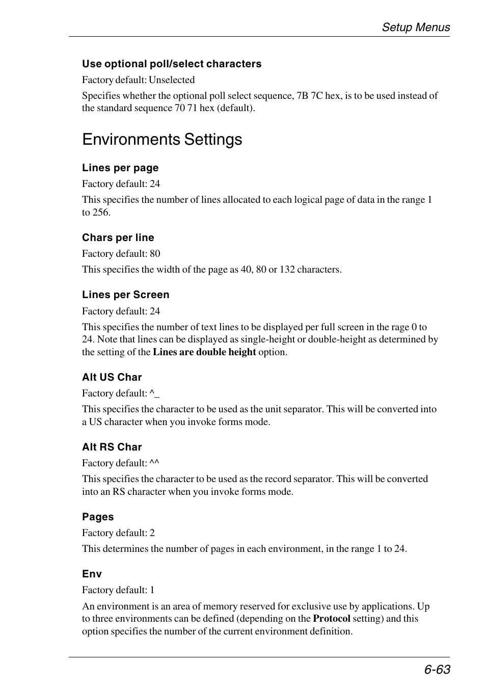 Environments settings, Environments settings -63 | HP Neoware e140 Thin Client User Manual | Page 147 / 484