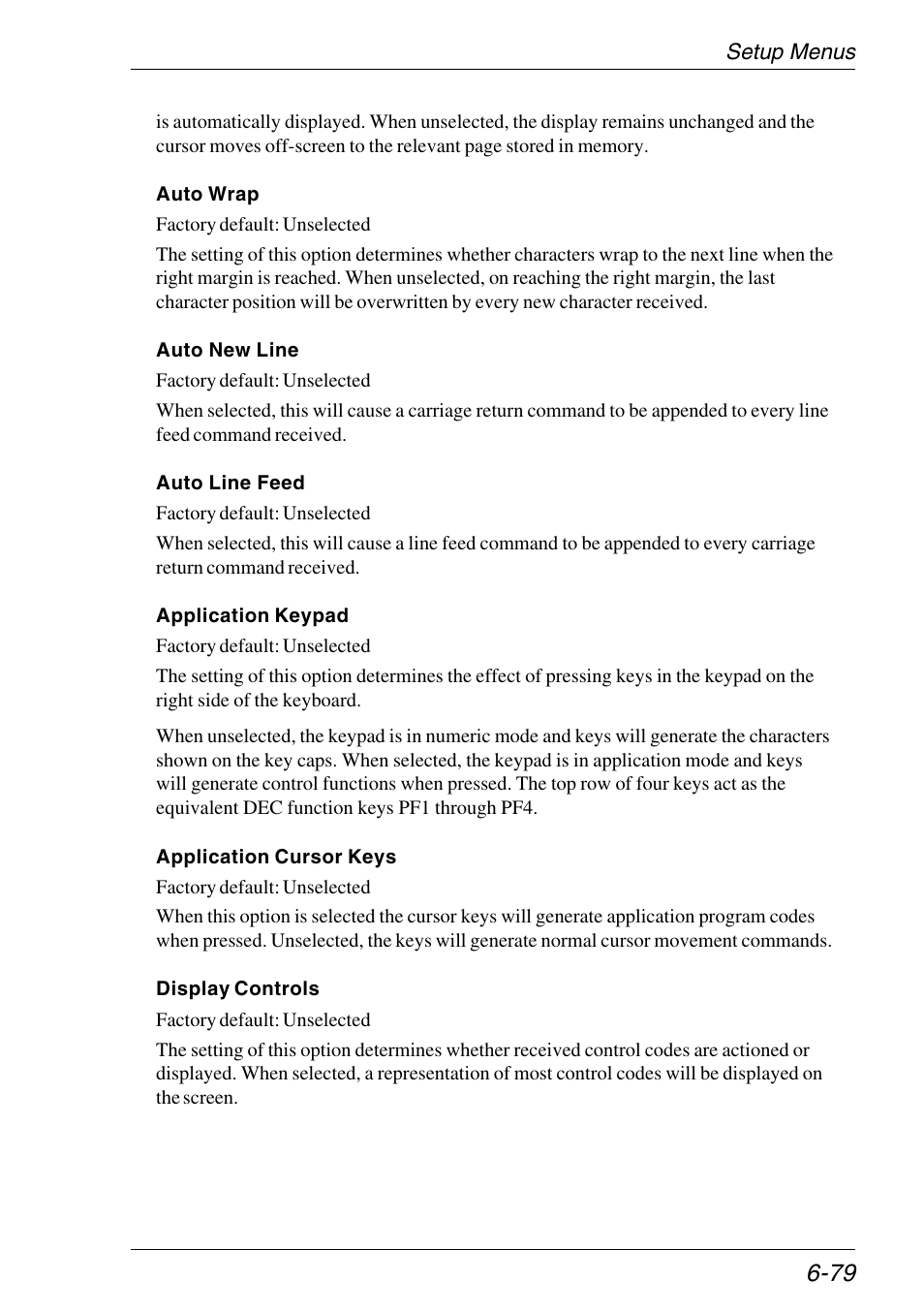 Displaying, Control codes, Cursor key mode | Keypad mode | HP Neoware e140 Thin Client User Manual | Page 163 / 484