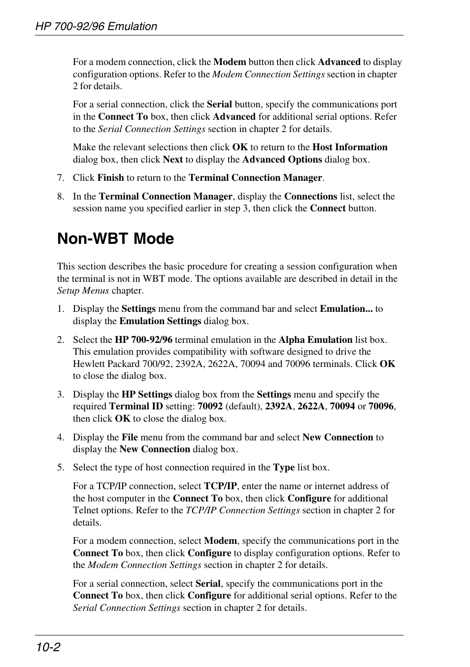 Non-wbt mode, Non-wbt mode -2 | HP Neoware e140 Thin Client User Manual | Page 214 / 484
