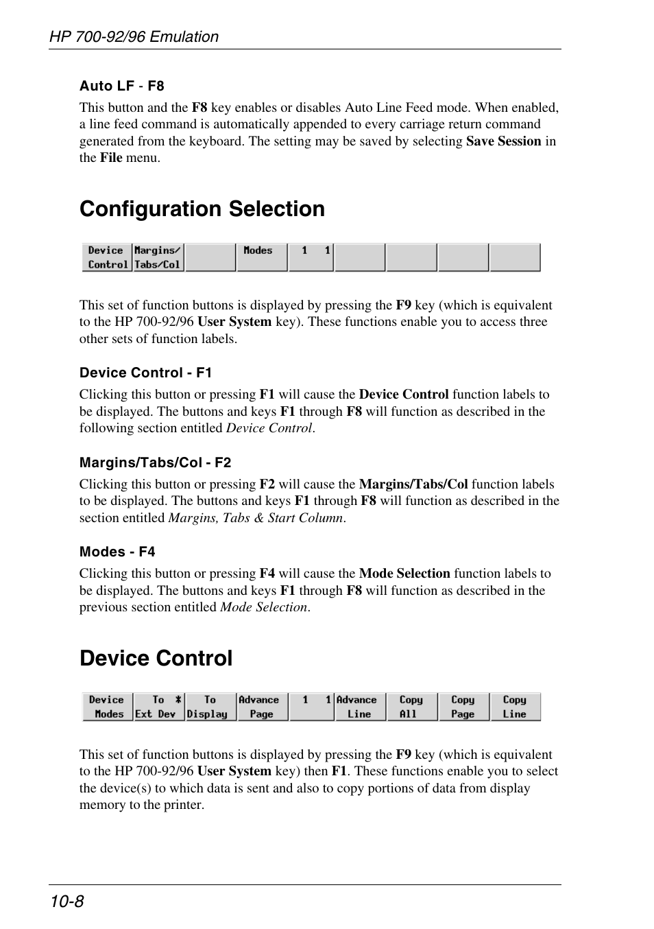 Configuration selection, Device control, Configuration selection -8 device control -8 | HP Neoware e140 Thin Client User Manual | Page 220 / 484