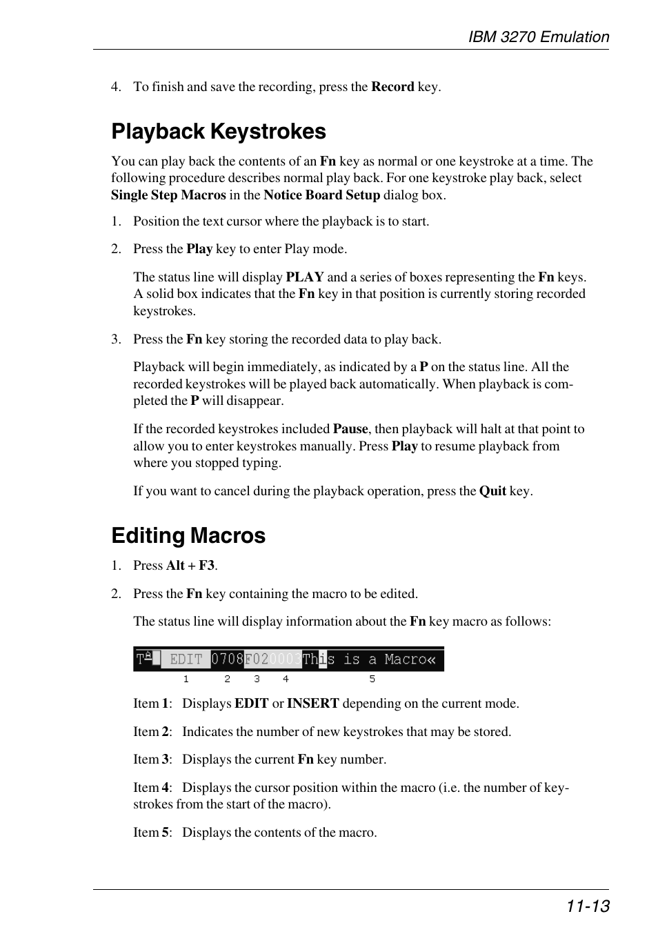 Playback keystrokes, Editing macros, Playback keystrokes -13 editing macros -13 | HP Neoware e140 Thin Client User Manual | Page 241 / 484