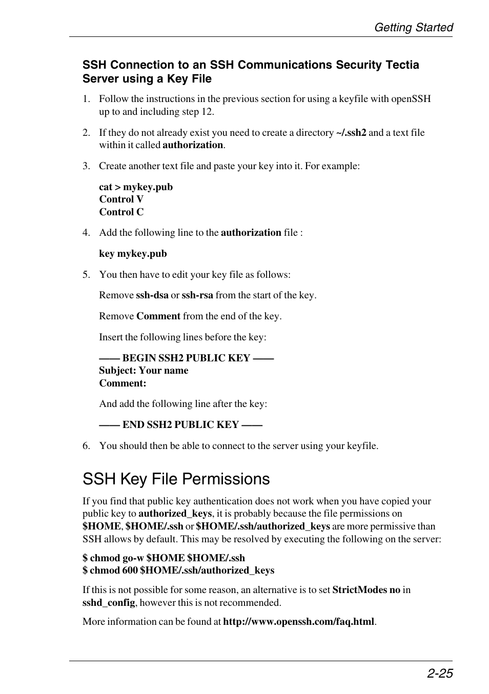 Ssh key file permissions, Ssh key file permissions -25 | HP Neoware e140 Thin Client User Manual | Page 41 / 484