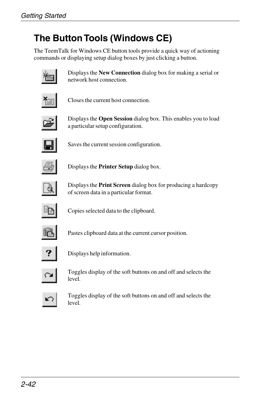 The button tools (windows ce), Windows ce, Button tools (ce) | The button tools (windows ce) -42 | HP Neoware e140 Thin Client User Manual | Page 58 / 484