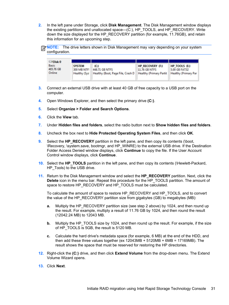 HP EliteBook 8560w Mobile Workstation User Manual | Page 35 / 45