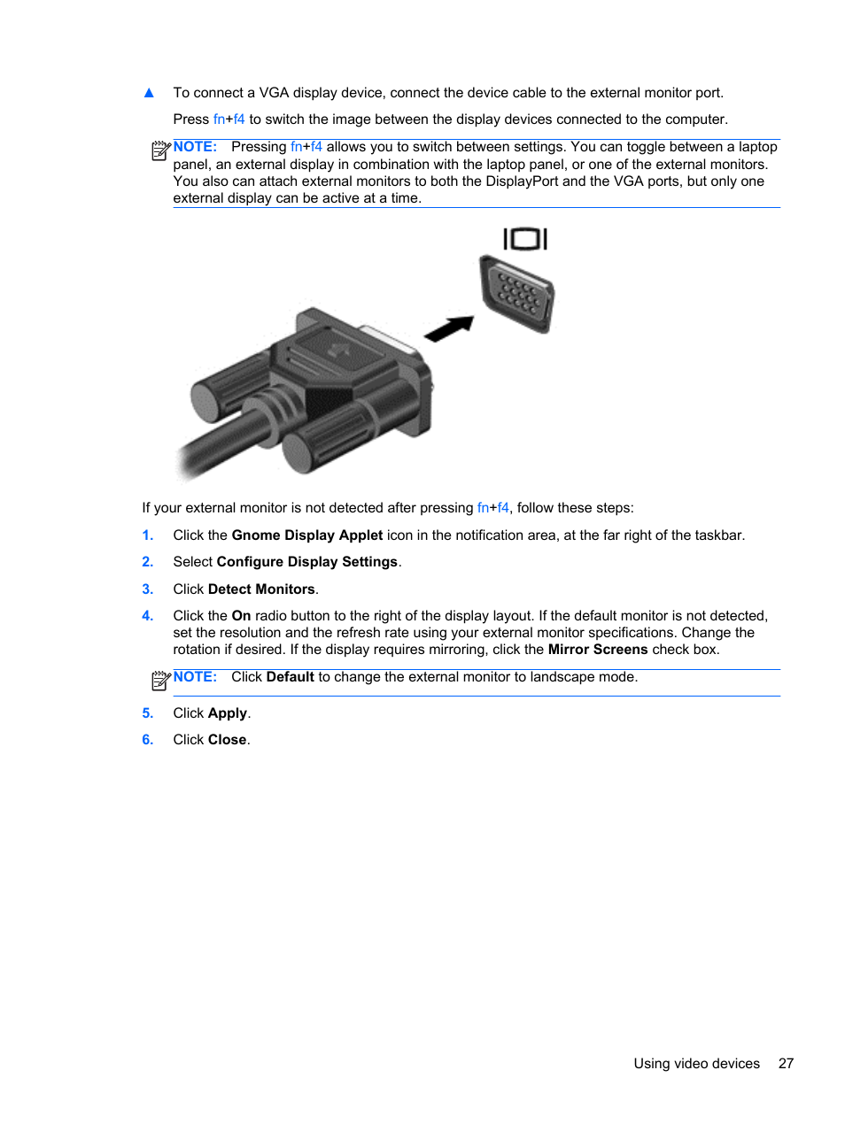 HP EliteBook 820 G1 Notebook PC User Manual | Page 37 / 87