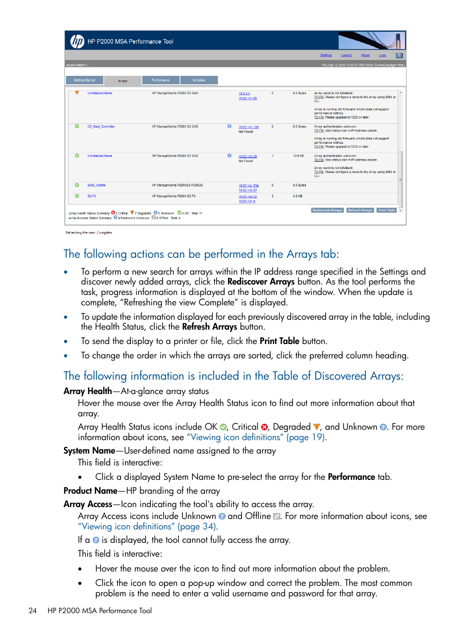 HP 2000SA G2-Modular-Smart-Array User Manual | Page 24 / 58