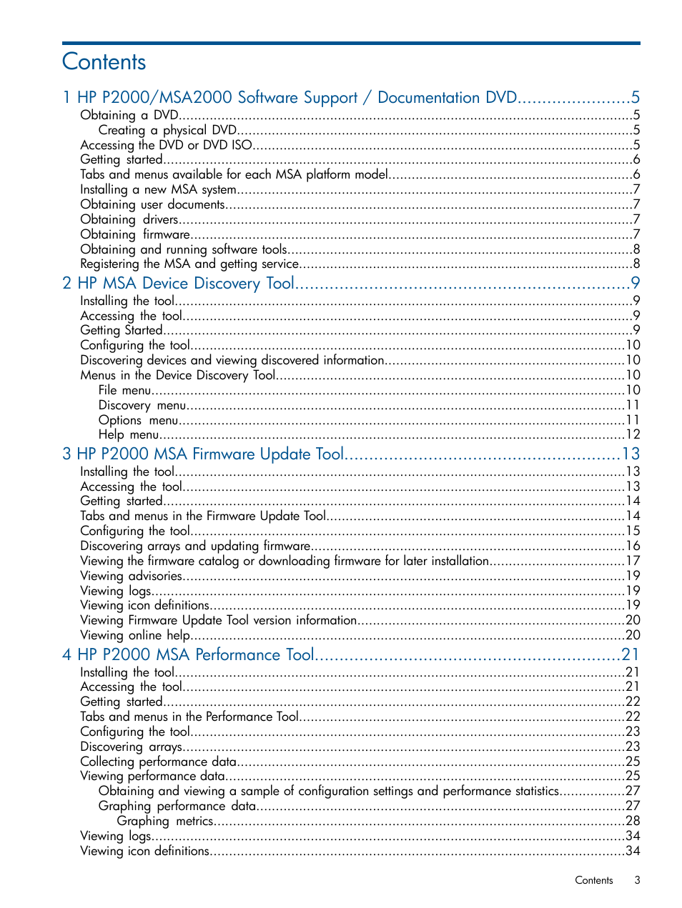 HP 2000SA G2-Modular-Smart-Array User Manual | Page 3 / 58