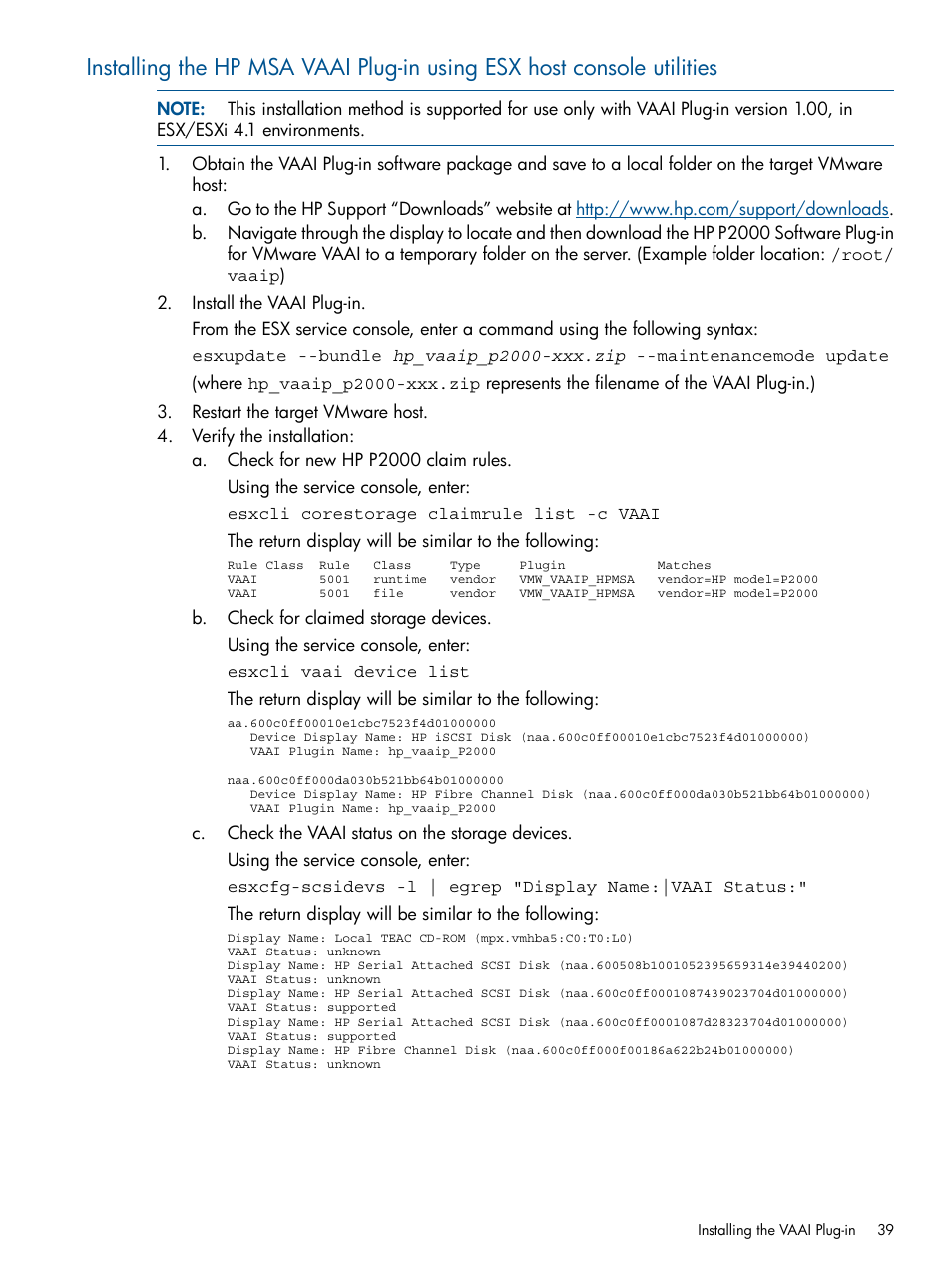 HP 2000SA G2-Modular-Smart-Array User Manual | Page 39 / 58
