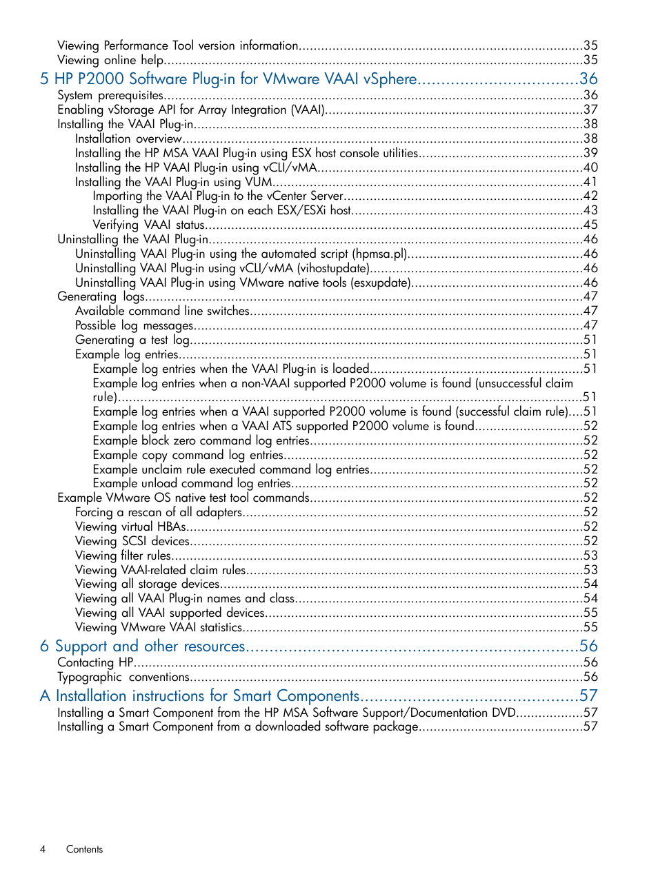 6 support and other resources, A installation instructions for smart components | HP 2000SA G2-Modular-Smart-Array User Manual | Page 4 / 58