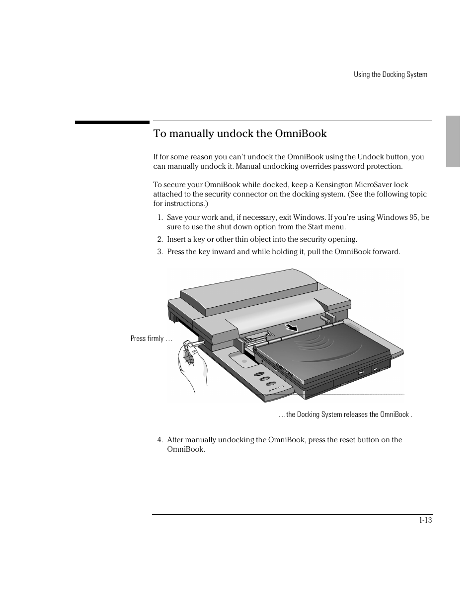 HP OmniBook 5700 Notebook PC User Manual | Page 13 / 39
